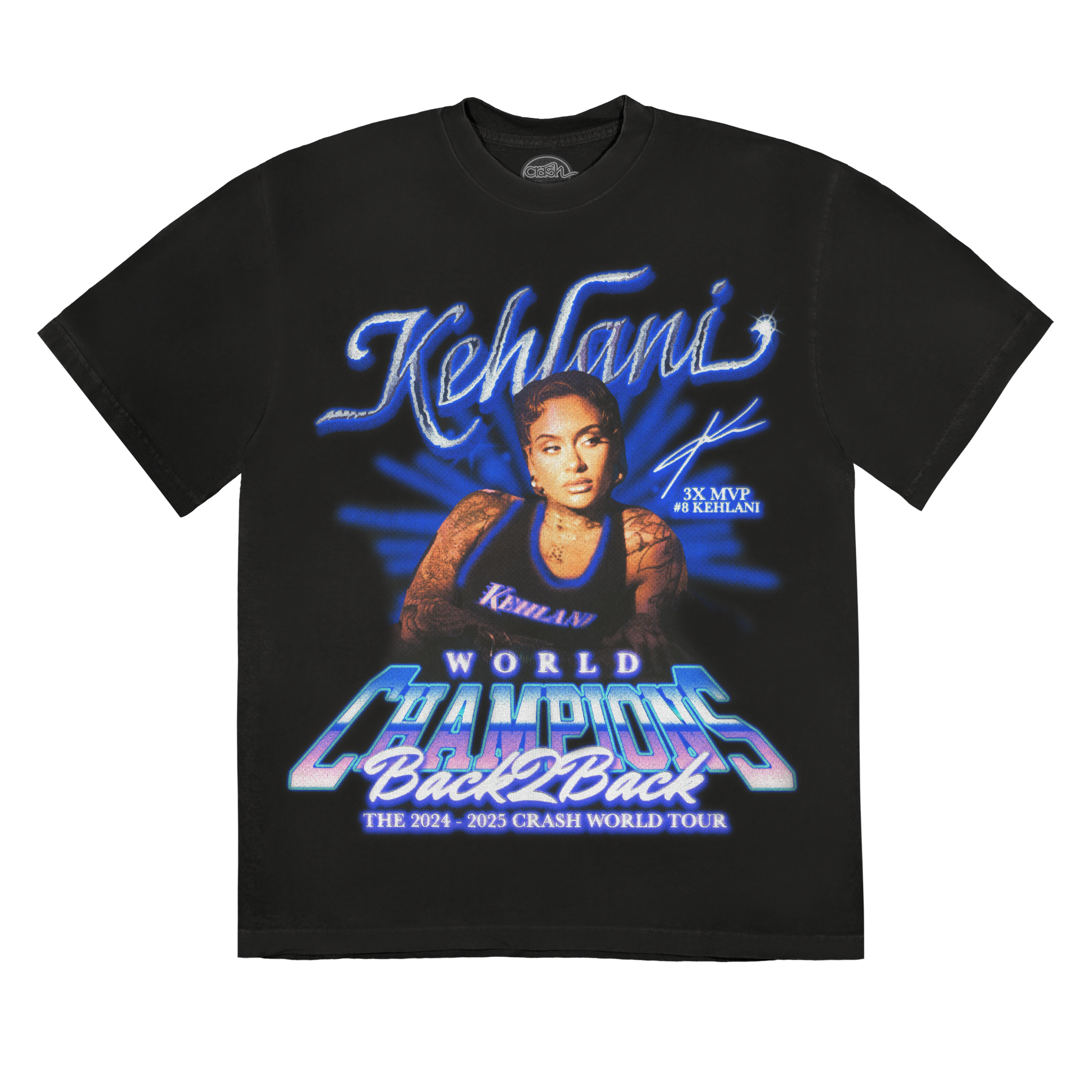 Kehlani WORLD TOUR Crash 2025 Tシャツ M CRASH TOUR CHAMPIONSHIP TEE – Kehlani | Official Store