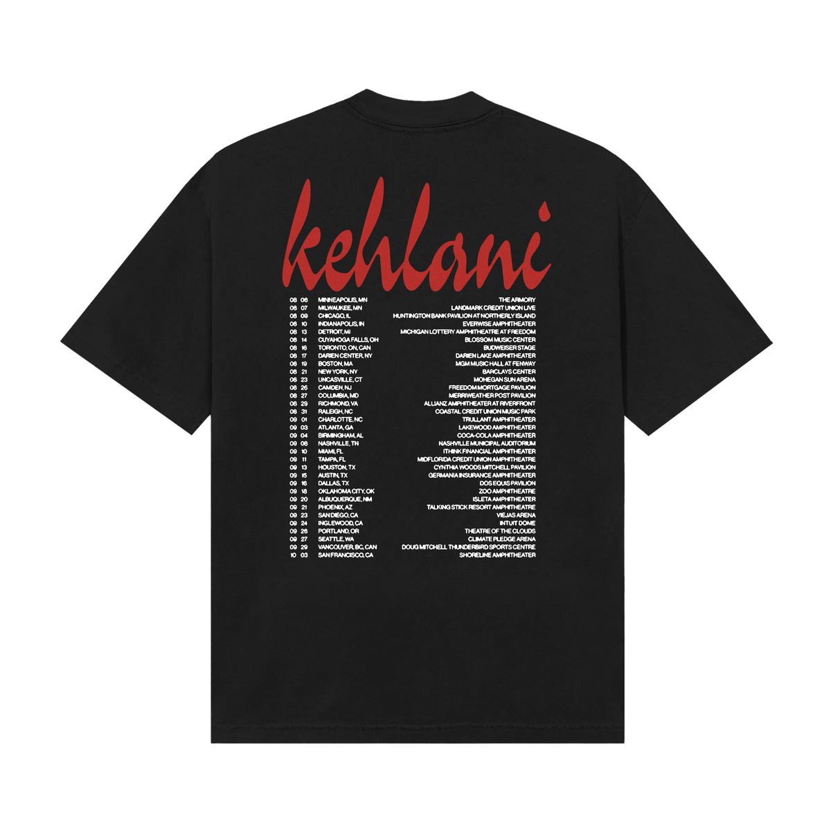 KEHLANI TOUR TEE